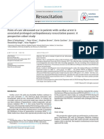 Point-Of-Care Ultrasound Use in Patients With Cardiac Arrest Is Associated Prolonged Cardiopulmonary Resuscitation Pauses: A Prospective Cohort Study