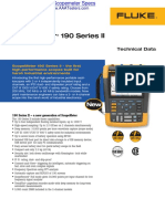 Fluke 190-102 Scopemeter Specifications Spec Sheet134