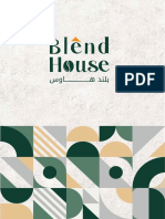 Blend House Menu
