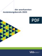 Verzeichnis Der Anerkannten Ausbildungsberufe 2023