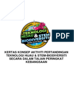 Kertas Konsep Festival Teknologi Hijau Dan Stem Biodiversiti Peringkat