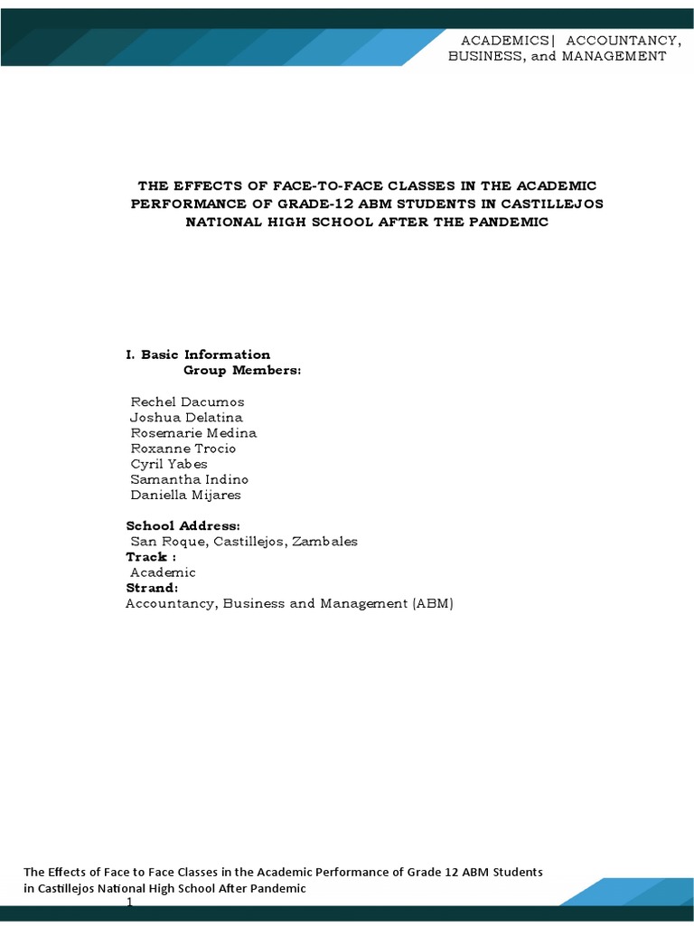 ABM Template PDF Survey Methodology Educational Technology