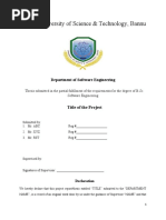 USTB SE FYP Thesis Format 2023