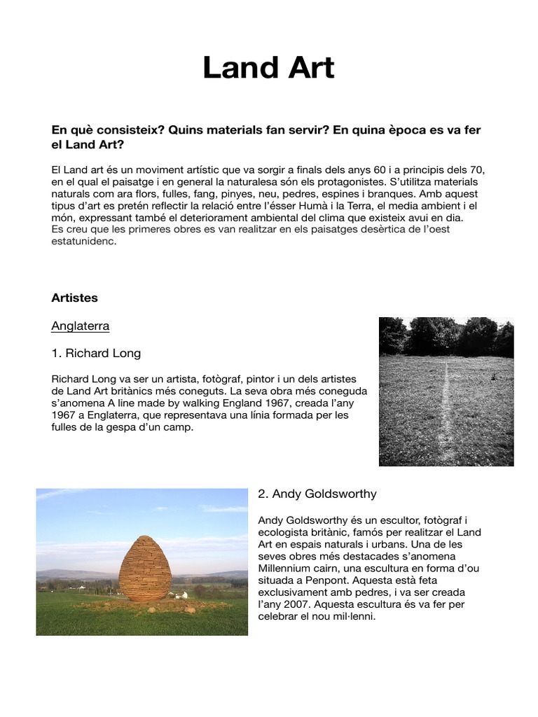 Land Art Pdf