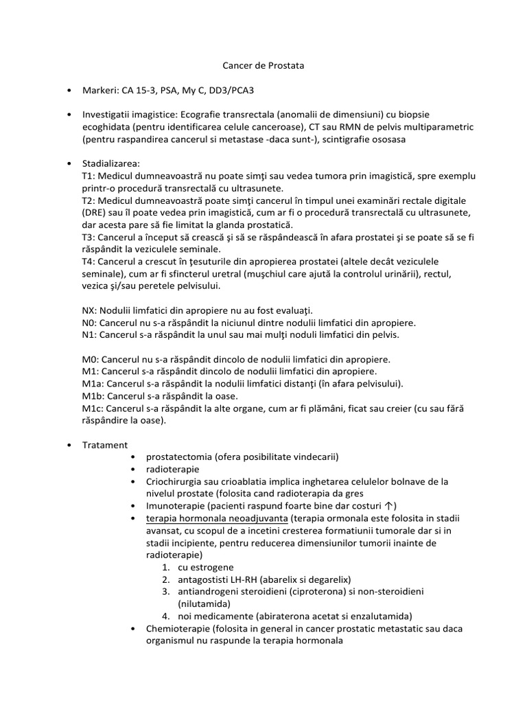 Note Oncogie - UGAL Anul IV (2021) | PDF