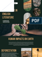 Ecological Perspective in Englsih Literature