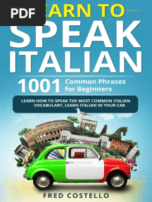 Learn To Speak Italian 1001 Common Phrases For Beginners