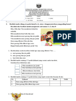 Kelas 1 - Bahasa Indonesia - Asesmen Sumatif Akhir Semester Genap 2023
