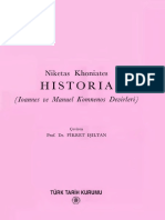 Niketas Khoniates - Historia - (Loarınes Ve Manuel Komnenos Devirleri)
