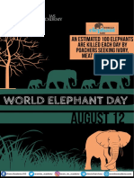 World Elephant Day - August 12th