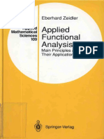 Applied - Functional - Analysis - Eberhard, Zeidler