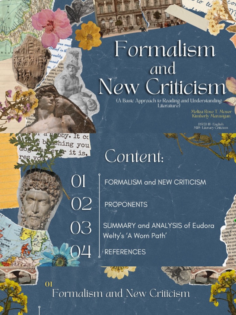 Formalism and New Criticism | PDF