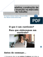 Currículo e Dicas