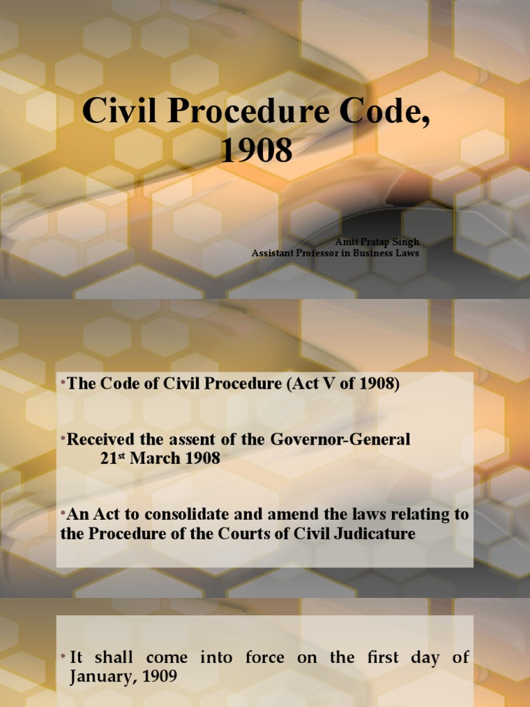  civil procedure code 1908 pdf