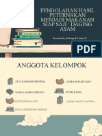 Pengolahan Hasil Peternakan Menjadi Makanan Siap Saji Daging Ayam (Kelas 9f Kelompok 1)