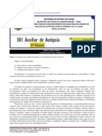 Tema: A Relevância Do Auxiliar de Autópsia Na Investigação Da Causa Da Morte