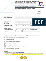 Form 1 (Checklist Dokumen Penelitian)