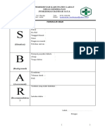 Formulir SBAR