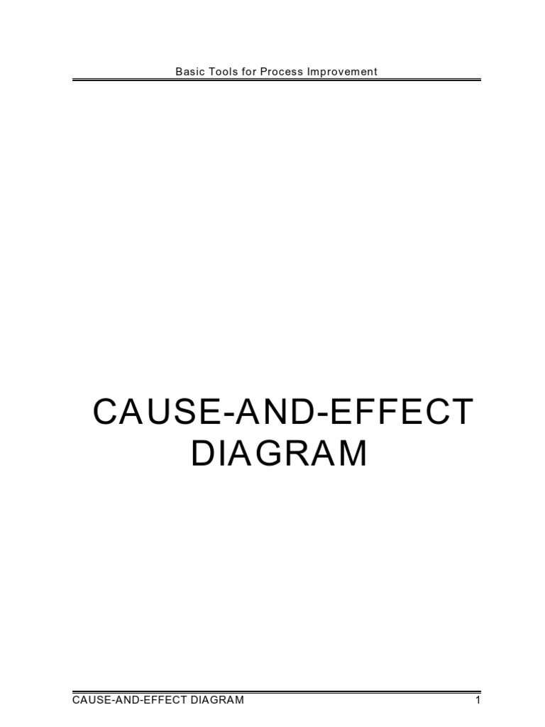 Cause and Effect Diagram | Causality | Nature
