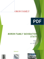 8 Boron Family