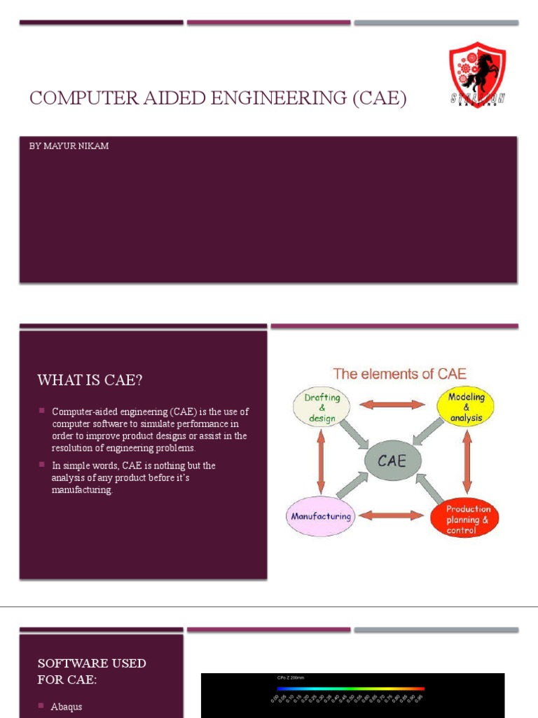 Computer Aided Engineering Cae By Mayur Nikam Download Free Pdf