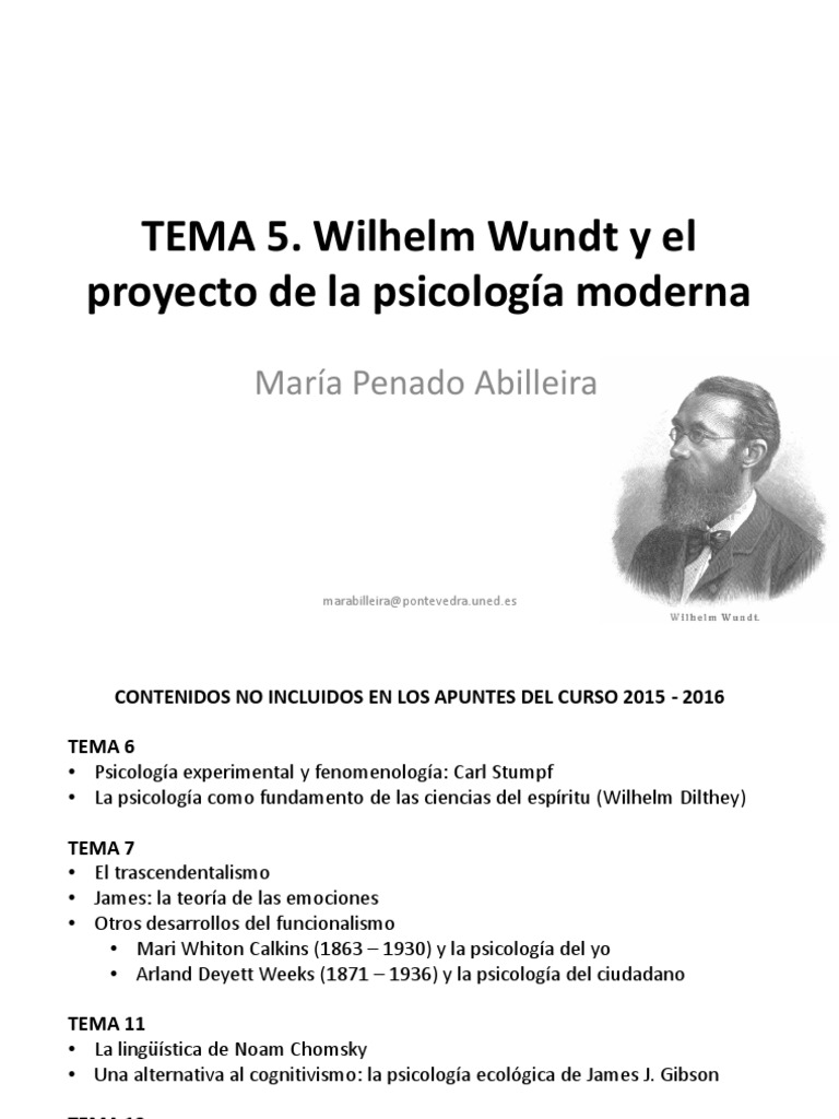 Historia. Tema 5. Maria Penado | PDF | Sicología | Mente inconsciente