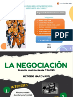 Negociacion Maletin Tamiiss - Equipo 7 - Semana Seis