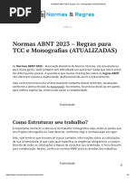 Normas ABNT 2025 - Guia Completo para Formatação de TCC | PDF | Citação ...