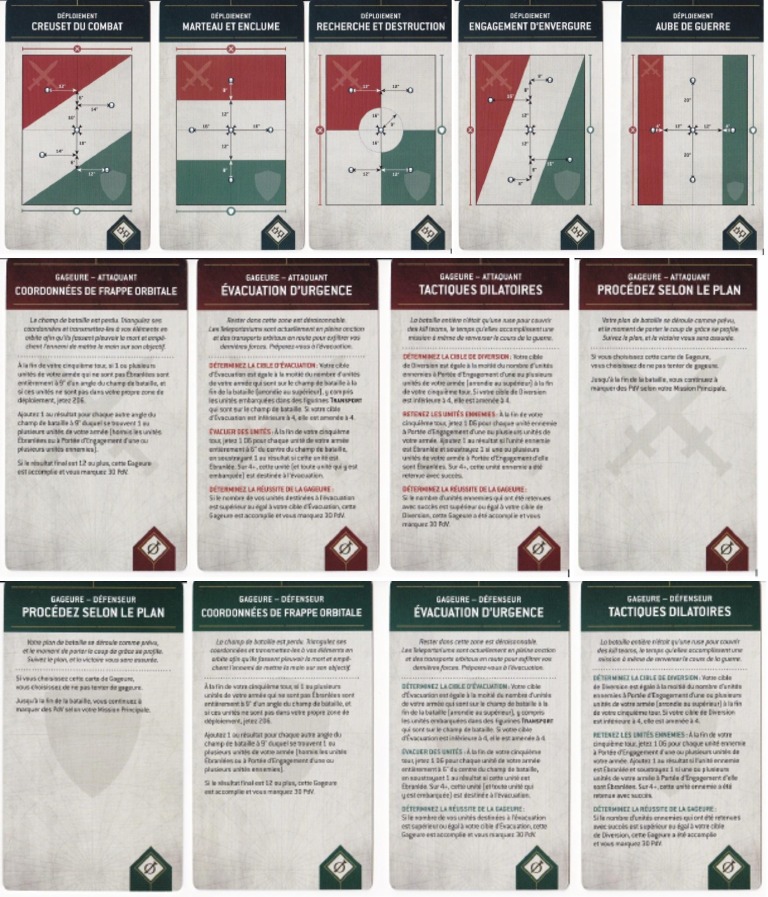 Cartes Warhammer 40K V10 FR Leviathan PDF PDF