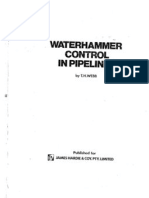 Water Hammer Control in Pipelines