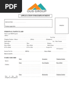 OUS Employment Application Form - 052023