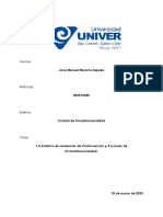 1.4 Análisis de Sentencias de Controversias y Acciones de Inconstitucionalidad.