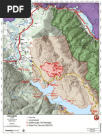 Ridge Fire Map August 6