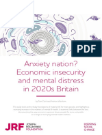 Anxiety Nation - Economic Insecurity and Mental Distress in 2020s Britain