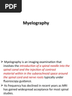 Myelography 1