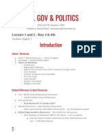 Pol214 - Cad Gov Notes - Lec 1-2