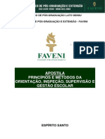 Apostila Princípios e Métodos Da Orientação, Inspeção, Supervisão e Gestão Escolar