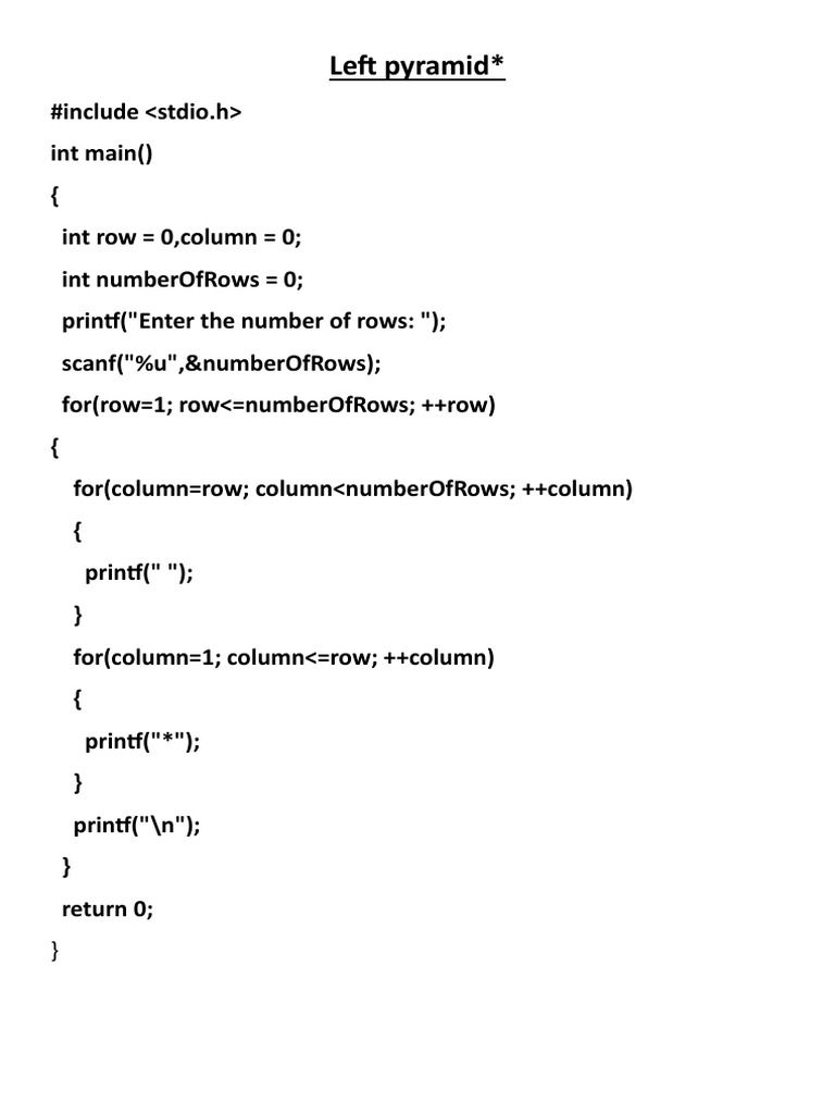Patterns in c pdf