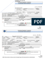 Verification Form in PRC