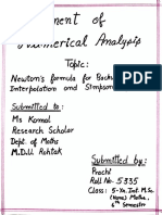 Mathematical Research in Numerical Analysis