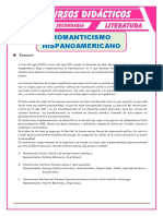 El Romanticismo Hispanoamericano para Tercero de Secundaria