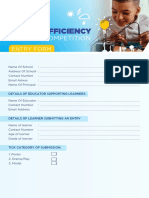 Ethekwini - Schools Competition (Entry Form)