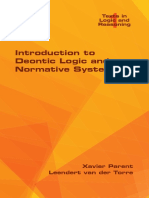 Introduction To Deontic Logic and Normative Systems