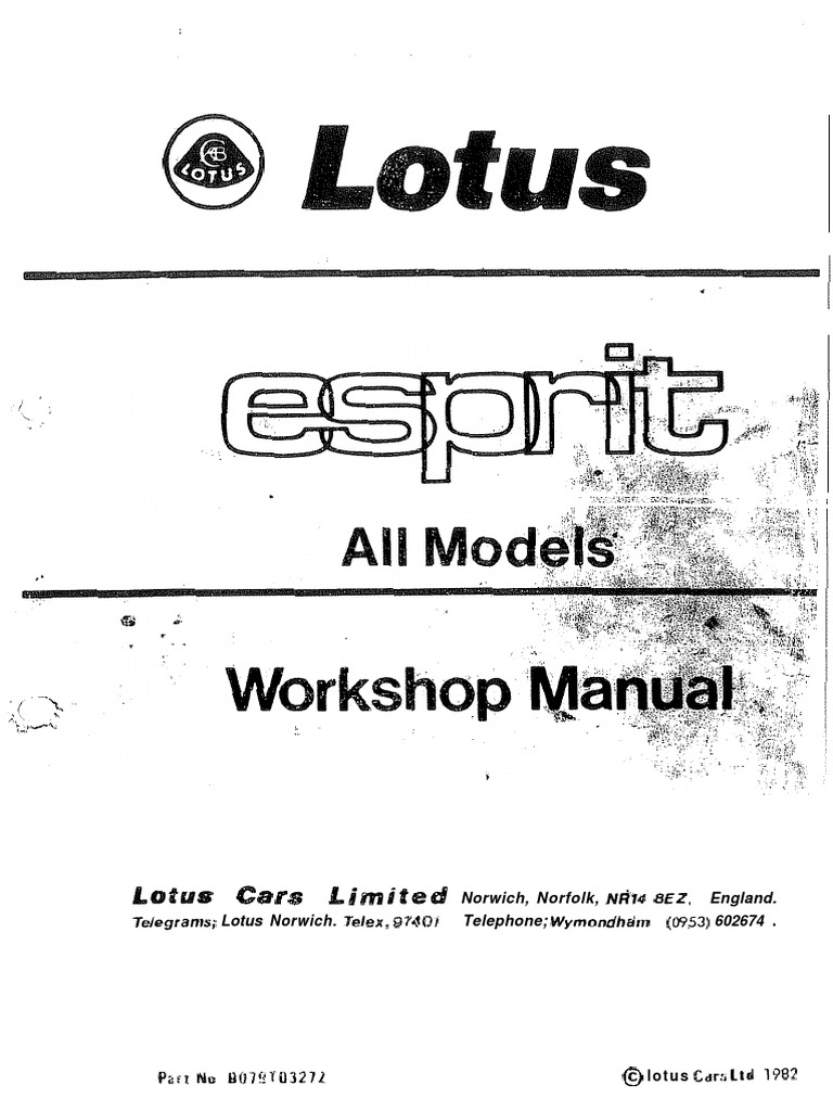 Manual-S1 and S2 Workshop Manual | PDF | Transport | Vehicles
