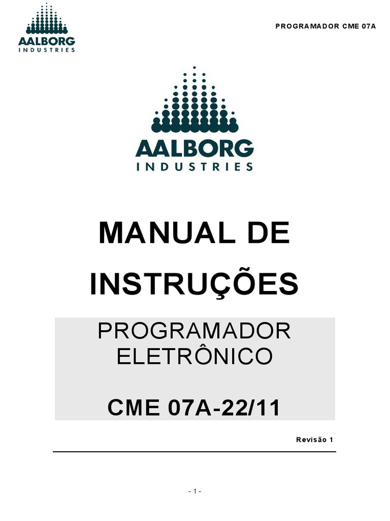 AAlborg Programador CME 07A | PDF