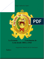 La Escuela Veterinaria de León Desde 1852 A 1943