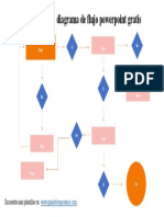 Diagrama de Flujo Plantilla Power Point