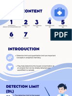 Detection Limit and Quantitation Limit