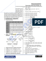 Trigonometry - Formula - PDF by RaMo Sir