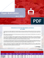 Resultado de Las Cajas Municipales Abril 2023 - Equilibrium Financiero